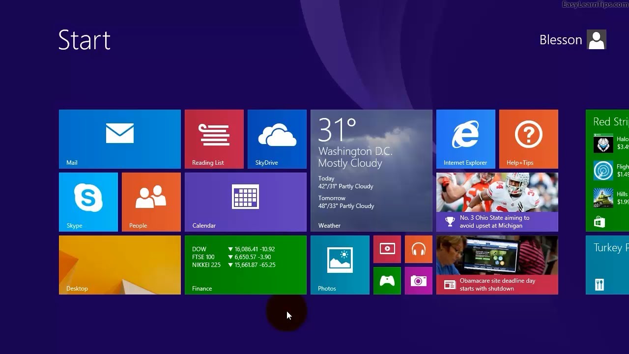 How to Set Image As Wallpaper in Windows 8